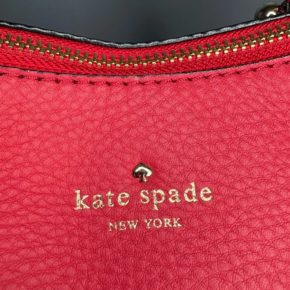 Kate Spade Red Leather Handbag - Picture 2 of 13